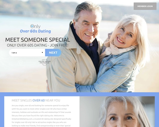 Only Over 60s Dating Logo