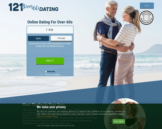 121 Over 60s Dating Logo